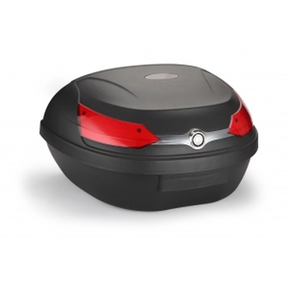 08018 Negre Universal Baül de Moto Scooter Maleta XXL 46 L per a 2 Cascos