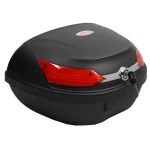 08018 Negre Universal Baül de Moto Scooter Maleta XXL 46 L per a 2 Cascos