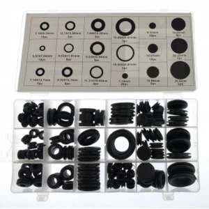 125pcs Assortiment de Passacables, Passafils i Taps Cecs - 12 Mides