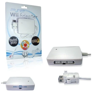 Adaptador 3 en 1 comandaments PS2 per a Wii - Connecta comandaments, guitarres i tambors PS2