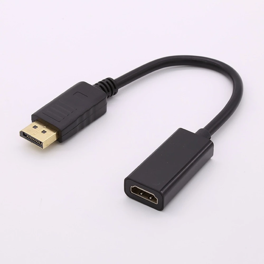 Adaptador DisplayPort mascle a HDMI femella per a connexió audiovisual