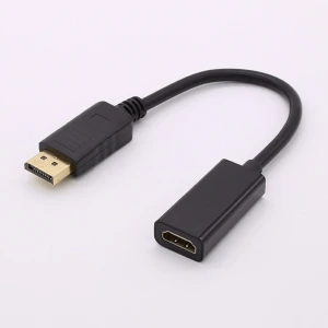 Adaptador DisplayPort mascle a HDMI femella per a connexió audiovisual