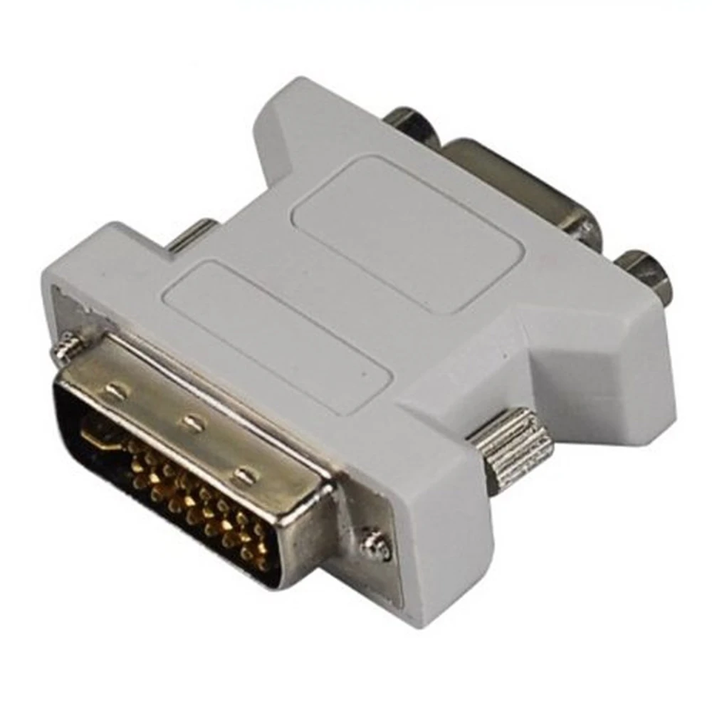 Adaptador DVI mascle a VGA femella per a connexió de vídeo eficient