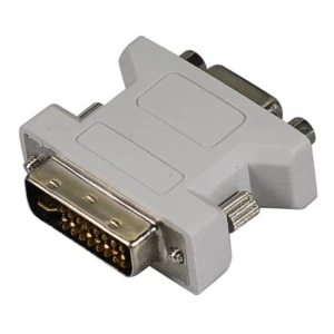 Adaptador DVI mascle a VGA femella per a connexió de vídeo eficient