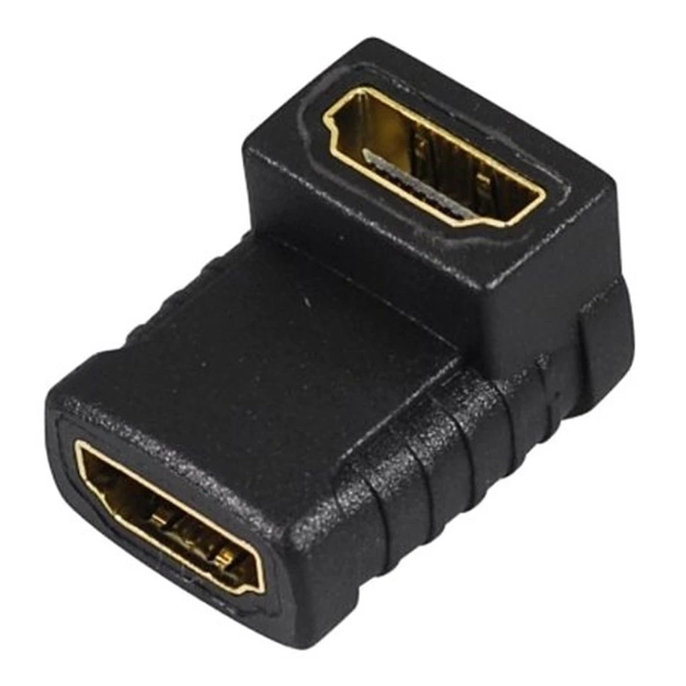 Adaptador HDMI femella a HDMI femella 90º per a connexions compactes i segures