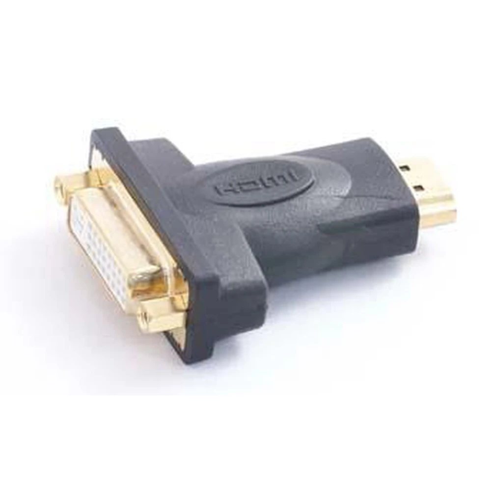 Adaptador HDMI mascle a DVI femella per a connexió de vídeo digital