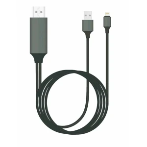 Adaptador Lightning a HDMI per a iPhone - Cable HDTV Apple compatible amb iOS