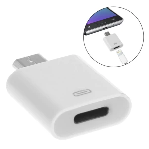 Adaptador Lightning femella de 8 pins a Micro USB mascle per a Android i Apple