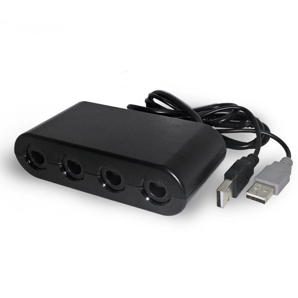 Adaptador de comandaments GameCube per a Nintendo Wii U i PC compatible amb Super Smash Bros