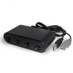 Adaptador de comandaments GameCube per a Nintendo Wii U i PC compatible amb Super Smash Bros