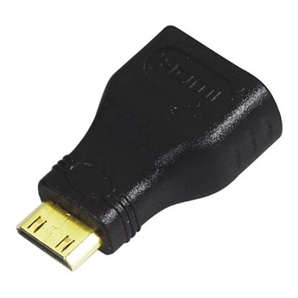 Adaptador Mini HDMI mascle a HDMI femella per a vídeo i àudio