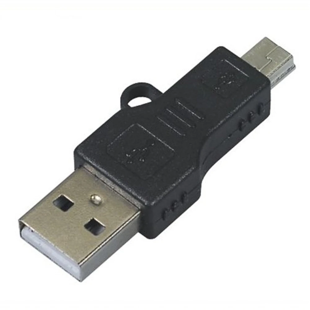 Adaptador USB mascle a Mini-USB mascle per a connexions versàtils