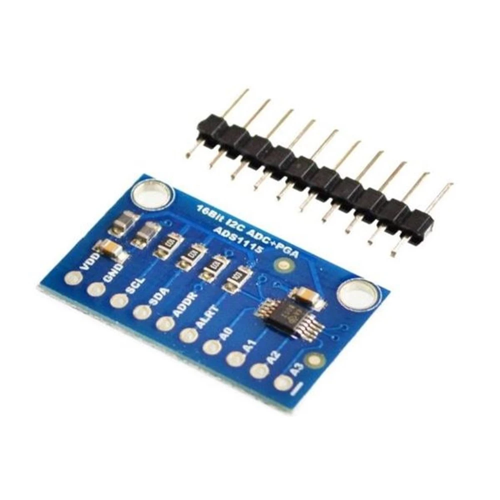 Mòdul ADC ADS1115 Arduino 4 canals 16 Bit I2C amb amplificador de guany