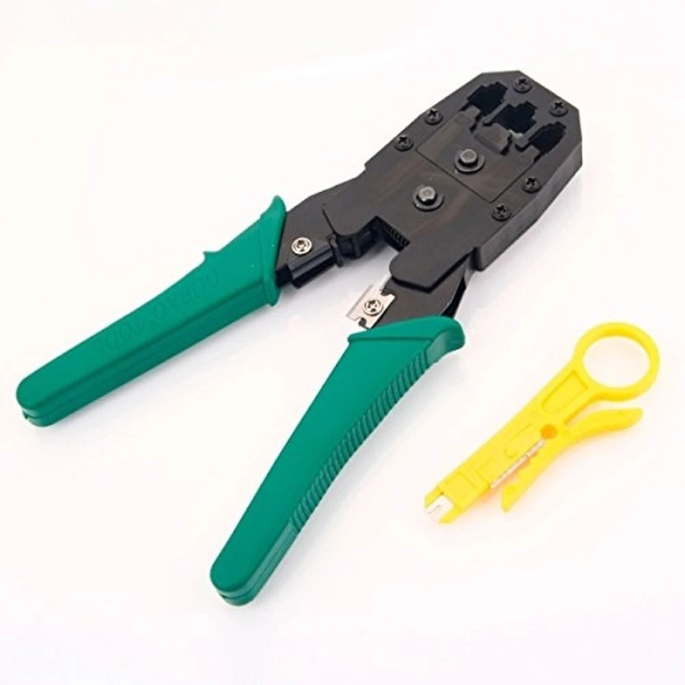Alicadora crimpadora WJ-315 multifuncional per a connectors 4P 6P 8P verd