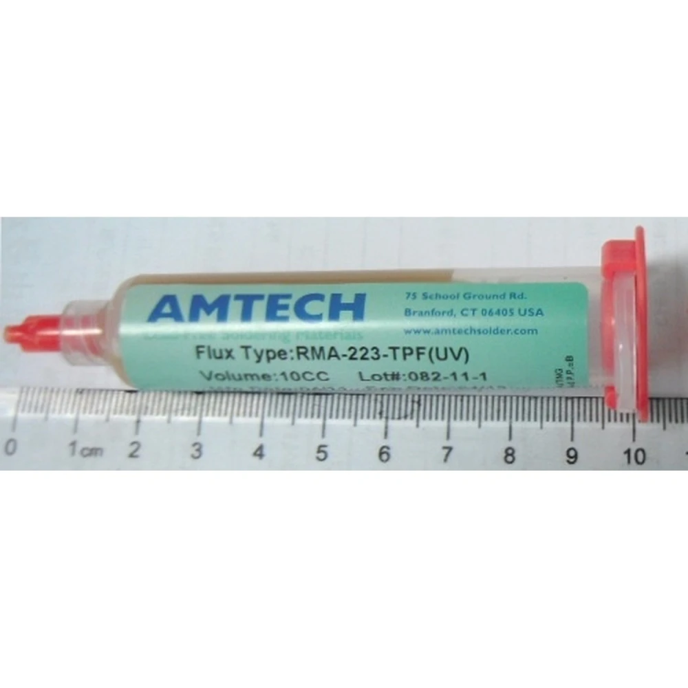 Amtech RMA-223-TPF(UV) flux de soldadura 10cc per a soldadura electrònica professional
