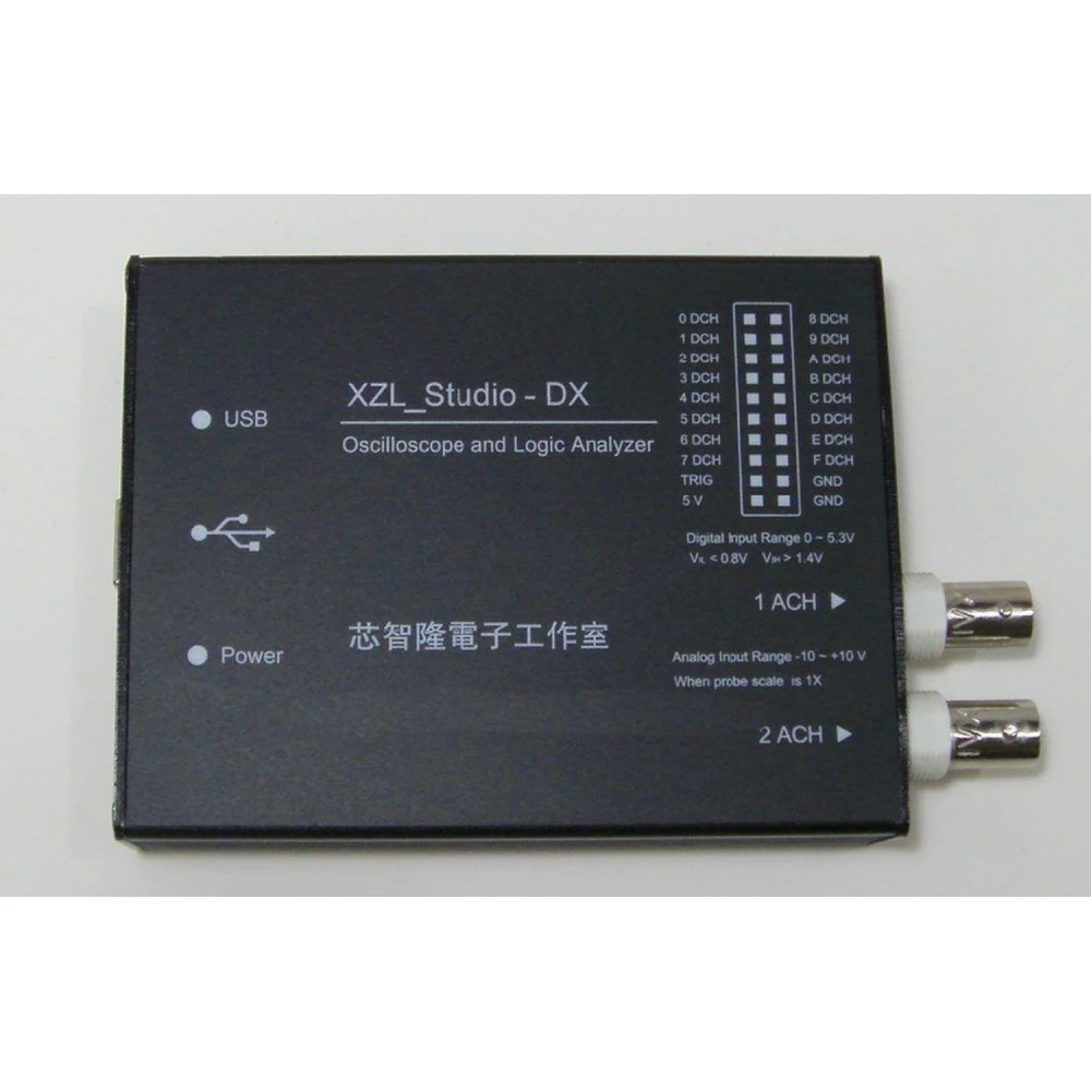 Analitzador lògic i oscil·loscopi USB XZL Studio DX per a Windows