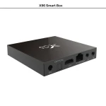 Vista lateral del Android TV Box X96 mostrando puertos USB y ranura MicroSD
