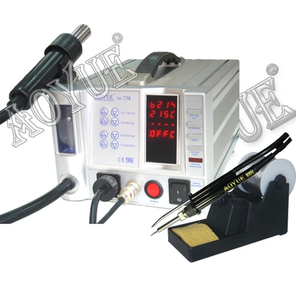 Aoyue INT738+ sistema de reparació professional amb soldador 60W