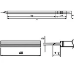 Aoyue LF-1402 punta de soldador amb resistència inclosa per a estacions de soldadura
