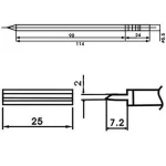 Aoyue LF-1403 punta de soldador amb resistència inclosa per a estacions de soldadura