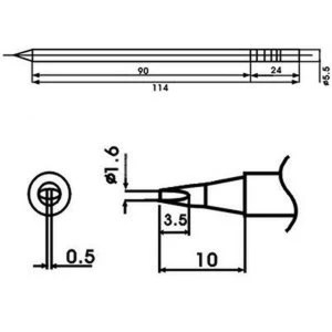 Aoyue LF-16D punta de soldador amb resistència inclosa - recanvi original