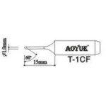 Aoyue T1cf punta de soldador de recanvi per a estacions de soldadura