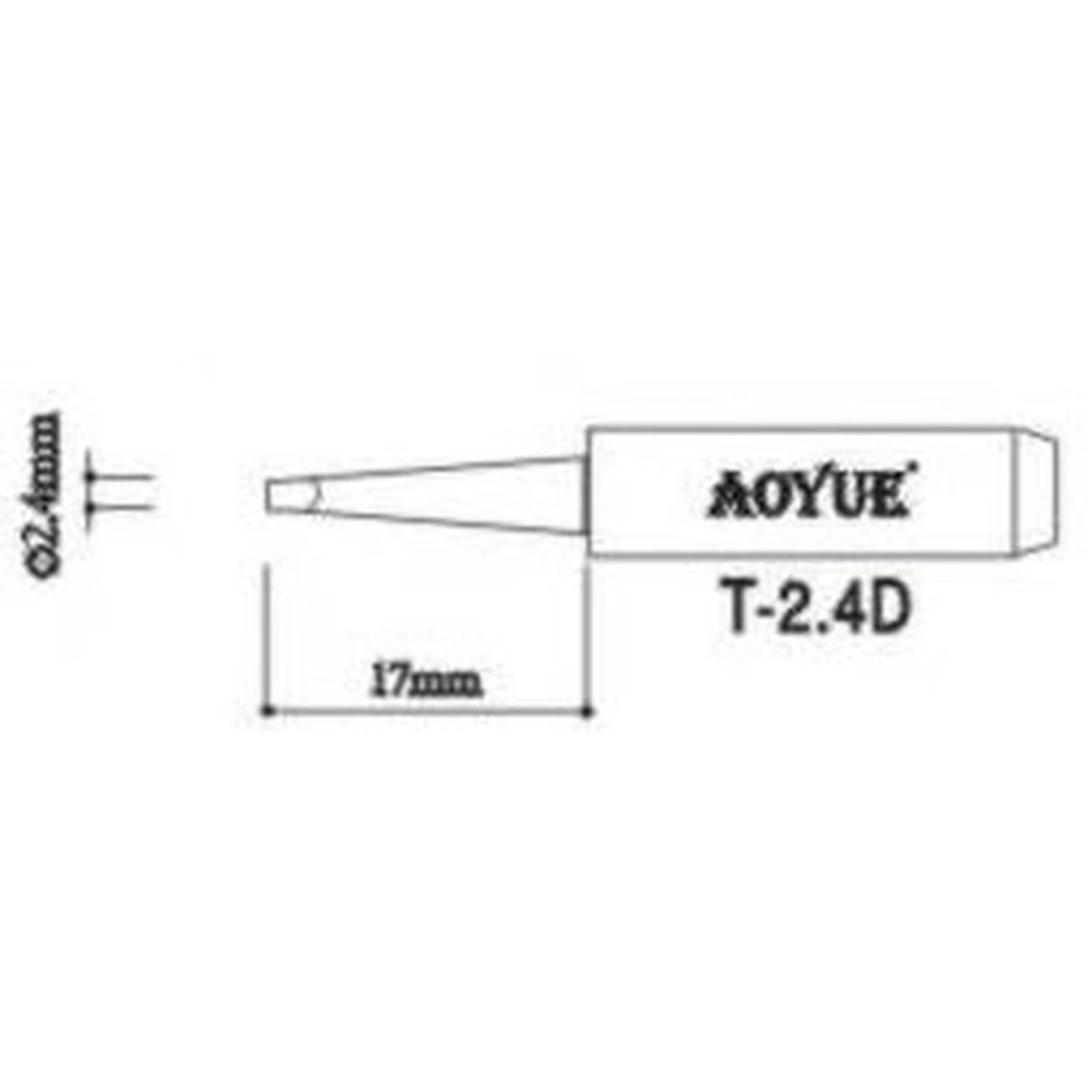 Aoyue T2,4d punta de soldador de recanvi per a estacions Aoyue
