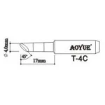 Punta de recanvi original Aoyue T4c per a estacions de soldadura