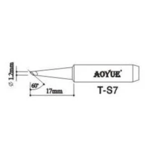 Punta de soldador Aoyue Ts7 de recanvi compatible i duradora
