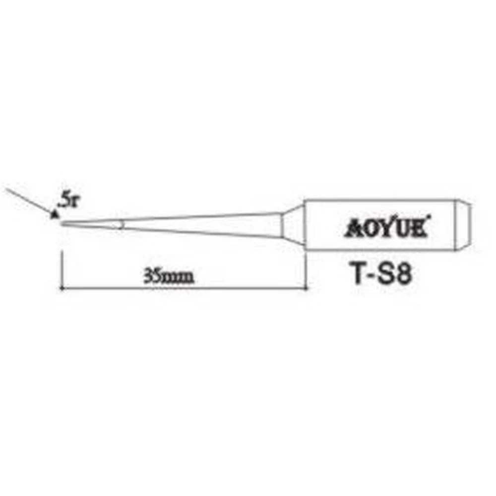 Punta de recanvi Aoyue TS8 compatible amb estacions de soldadura