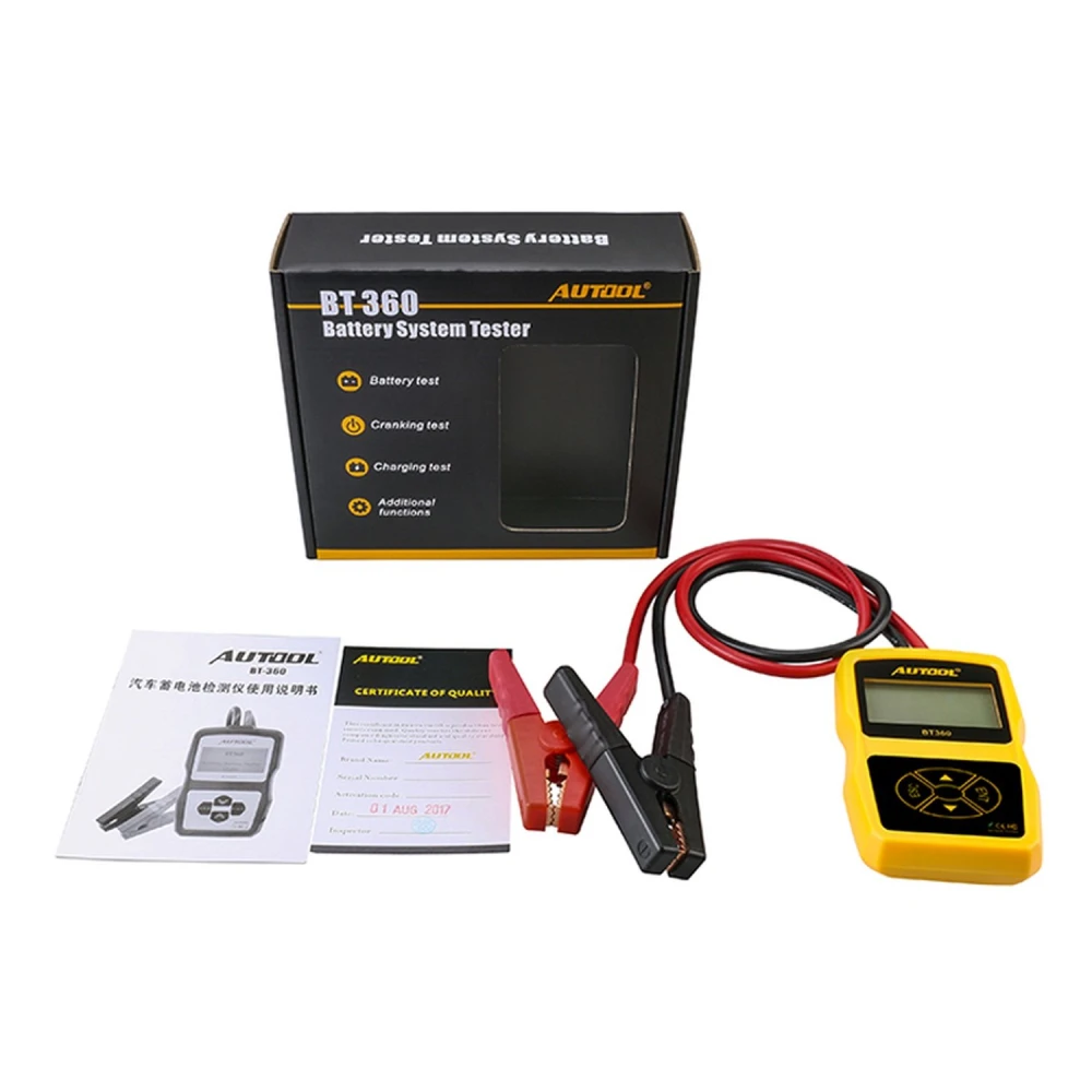 Dispositivo Autool BT-360 para diagnóstico de batería en vehículo