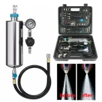 AUTOOL C100 Inyector de Combustible Limpiador Gasolina con Adaptadores para Coche