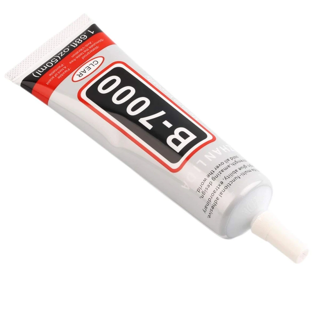 B7000 Cola 50ml transparent per fixar pantalles, marcs i hobby