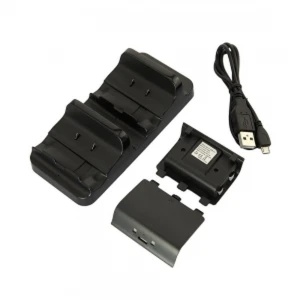 Base de càrrega dual per a Xbox One amb 2 bateries recarregables satkit