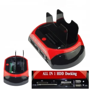 Base dock doble per a discs durs HDD IDE/SATA 2,5