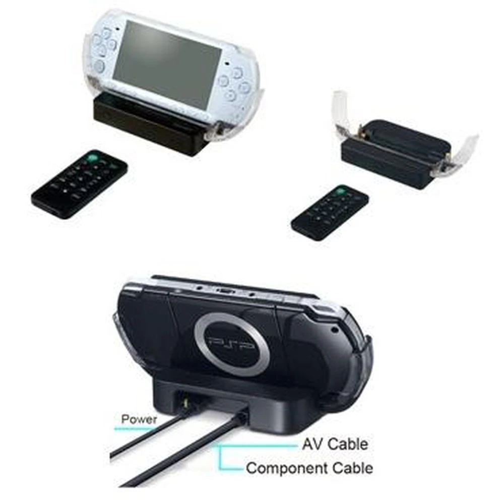 Base multimèdia amb comandament per a PSP 2000/3000 compatible amb TV