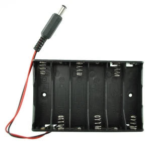 Base per a bateries 6xAA - Suport per a projectes electrònics i robòtica