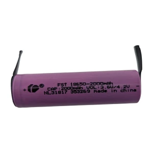 Bateria 18650 2000mAh amb llengüeta per soldar - Alta capacitat i durabilitat