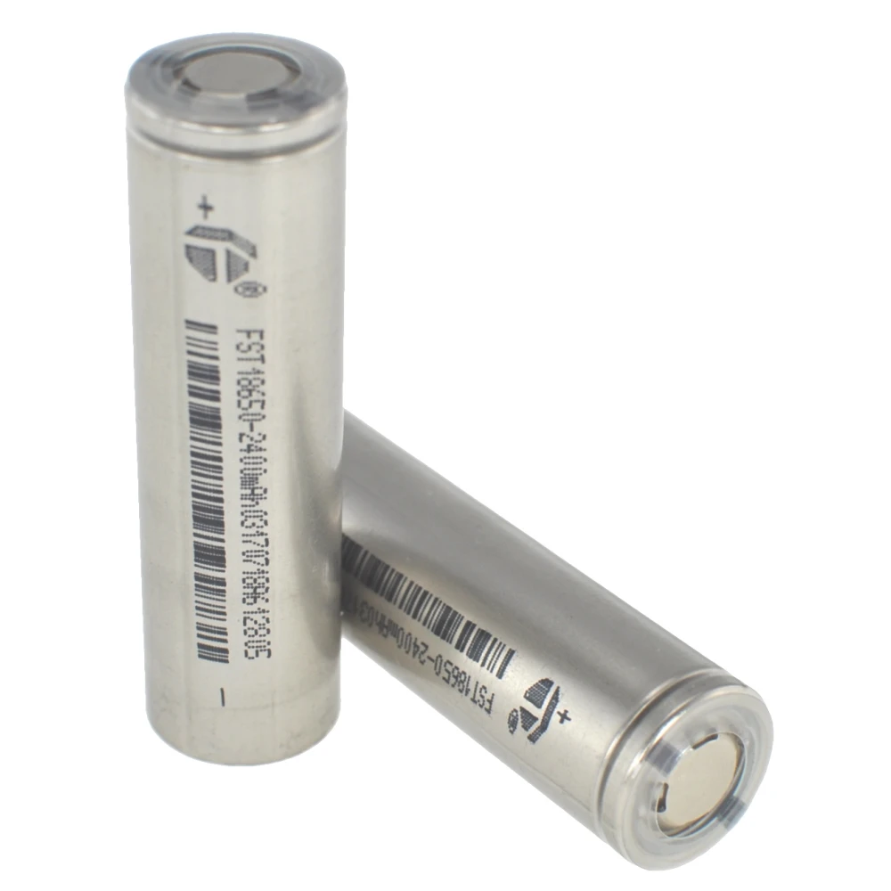 Bateria 18650 2400mAh 3.7V Li-Ion recarregable satkit