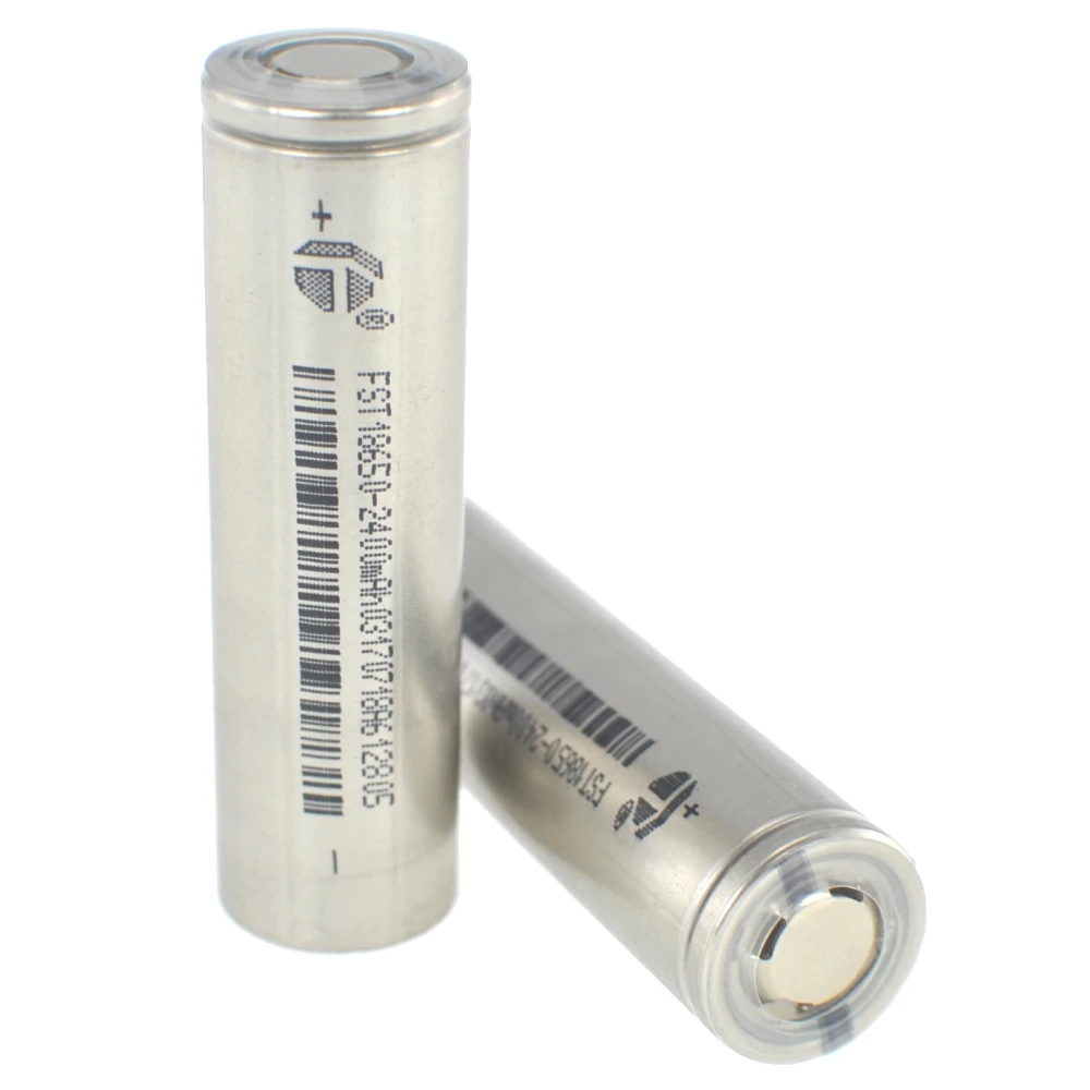Bateria 18650 2400mAh 3.7V Li-Ion recarregable satkit