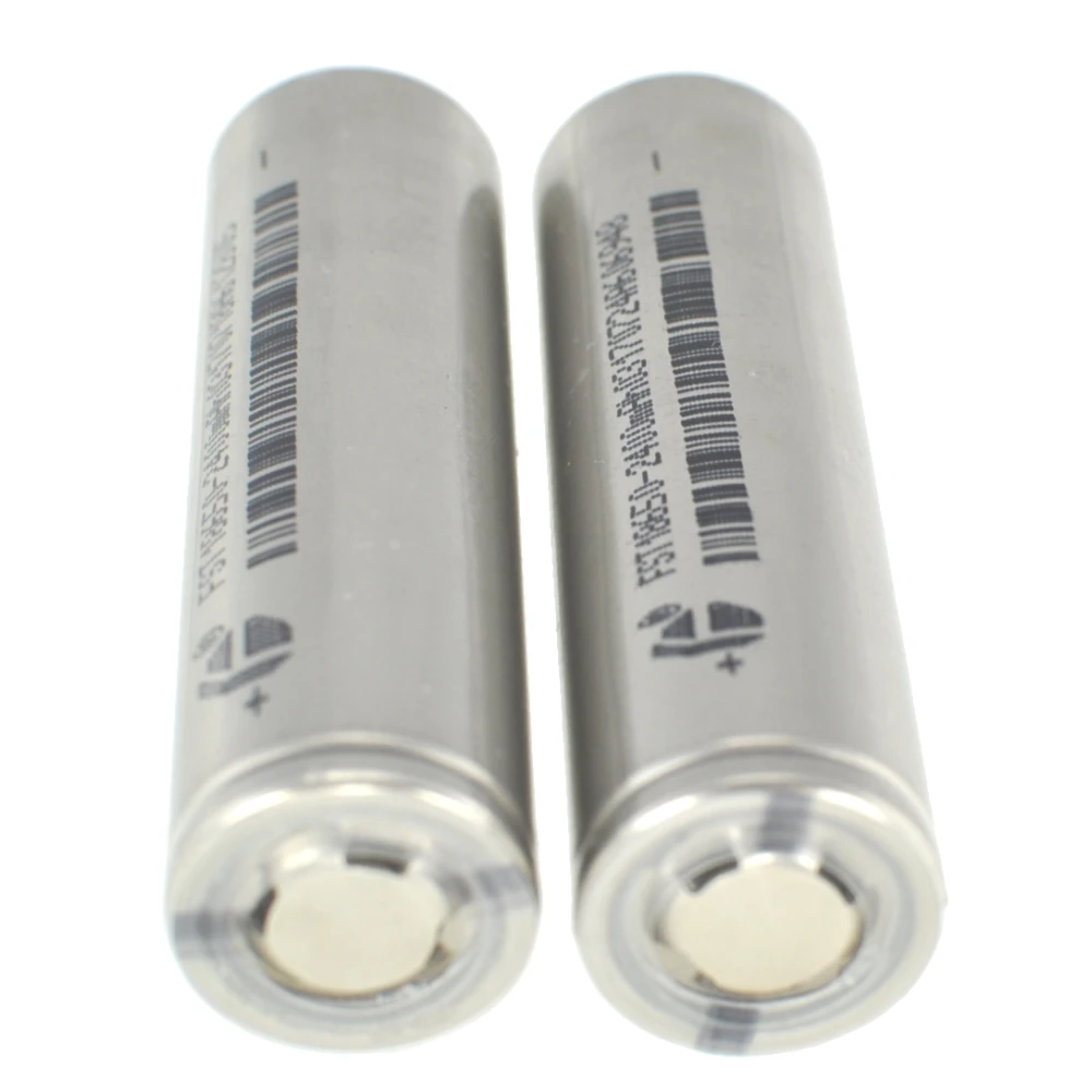 Bateria 18650 2400mAh 3.7V Li-Ion recarregable satkit