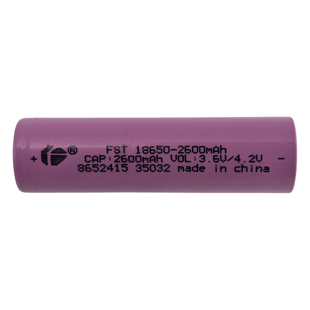 Bateria 18650 2600mAh 3,7V recarregable de liti Li-ion satkit
