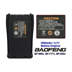 Bateria compatible Baofeng BF-888S 1500mAh 3,7V per a walkie talkie