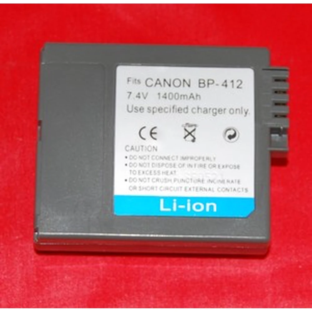 Bateria compatible Canon BP-412 per a videocàmeres i càmeres digitals