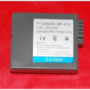 Bateria compatible Canon BP-412 per a videocàmeres i càmeres digitals