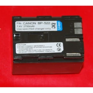 Bateria compatible Canon BP-522 7,4V 2700mAh per a càmeres Canon