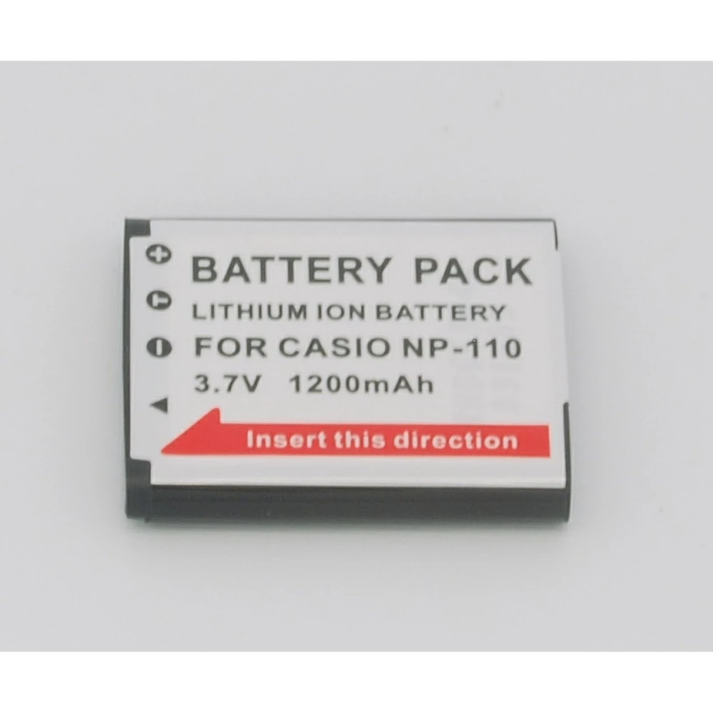 Bateria compatible Casio CNP110 NP-110 per a càmeres digitals