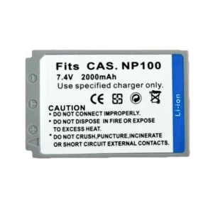 Bateria compatible Casio NP-100 per a càmeres Casio Exilim EX-F1 i Pro EX-F1