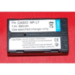 Bateria compatible Casio NP-L7 per a càmeres digitals i videocàmeres