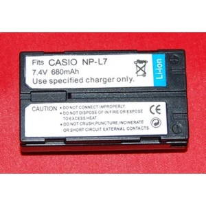 Bateria compatible Casio NP-L7 per a càmeres digitals i videocàmeres